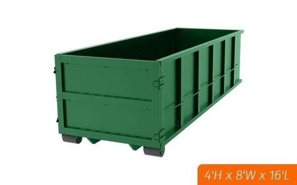 to make the most of your fifteen-yard dumpster rental, it is recommended to load it evenly and compactly, starting with bulky items on the bottom and layering smaller items on top